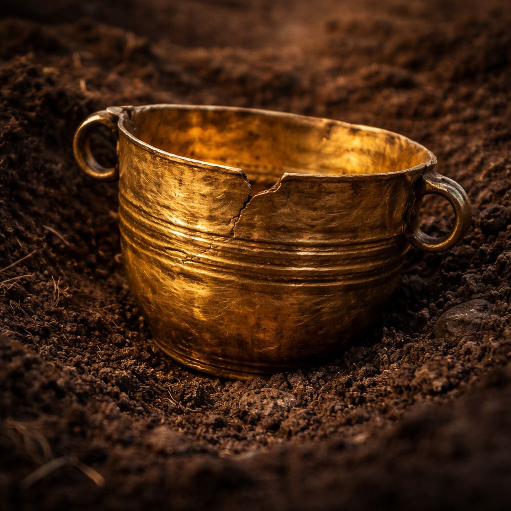 The Ringlemere Cup - Bronze Age Gold Vessel